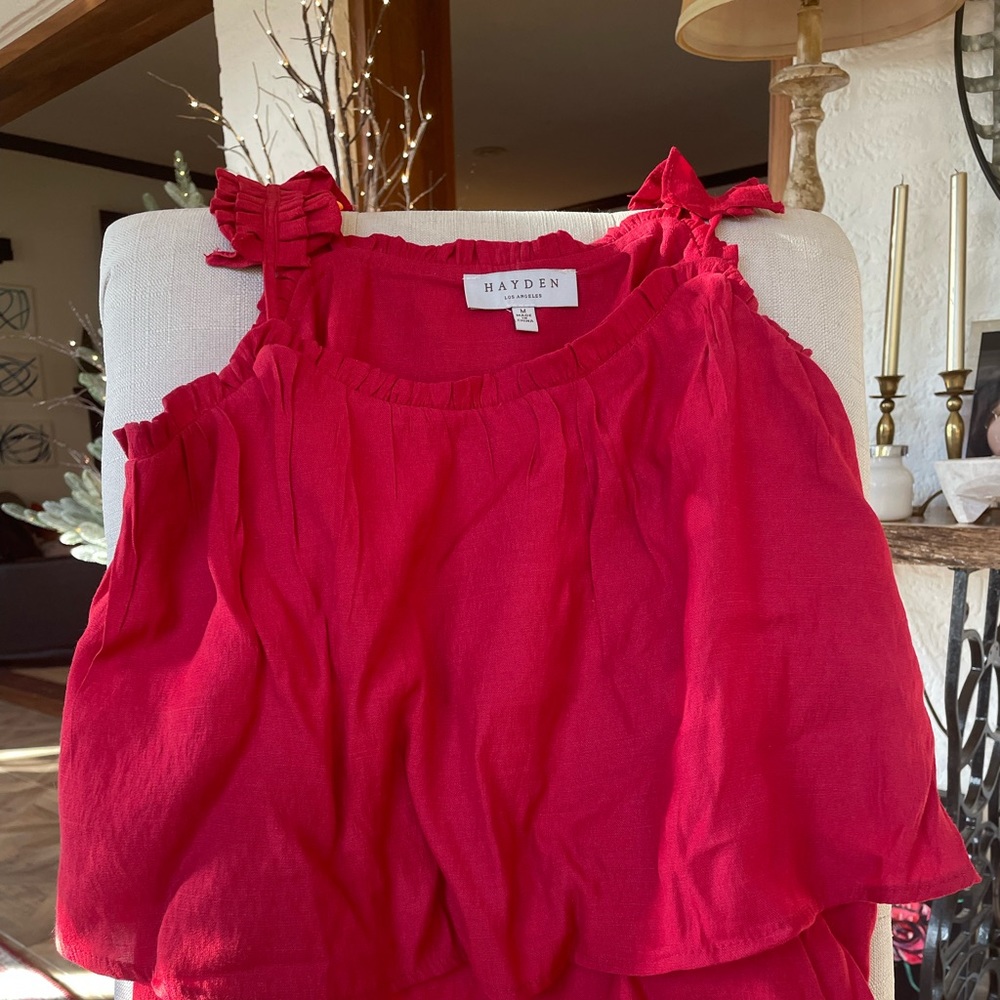 Womens adjustable strap blouse